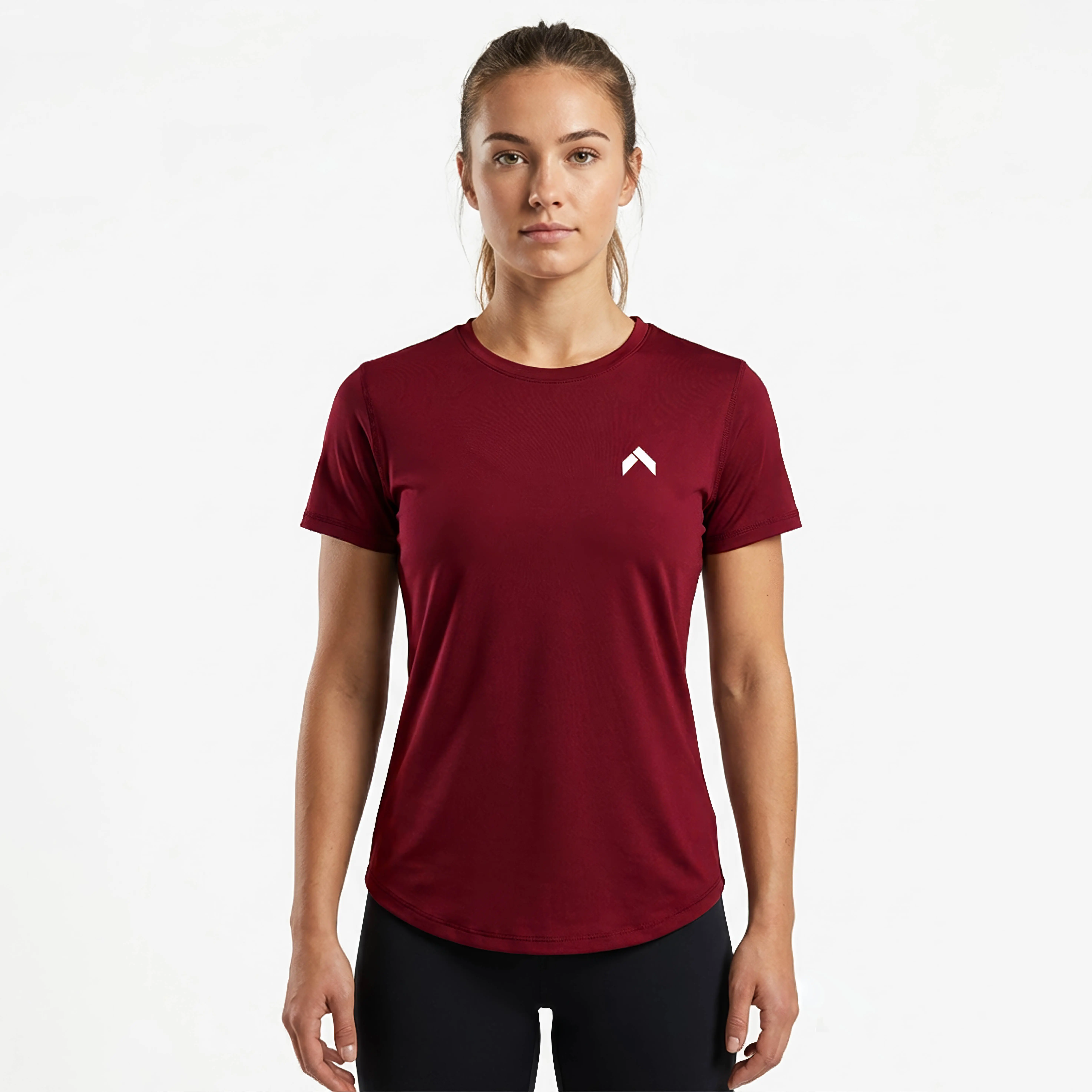 تيشرت رياضي  نص كم حريمي AT